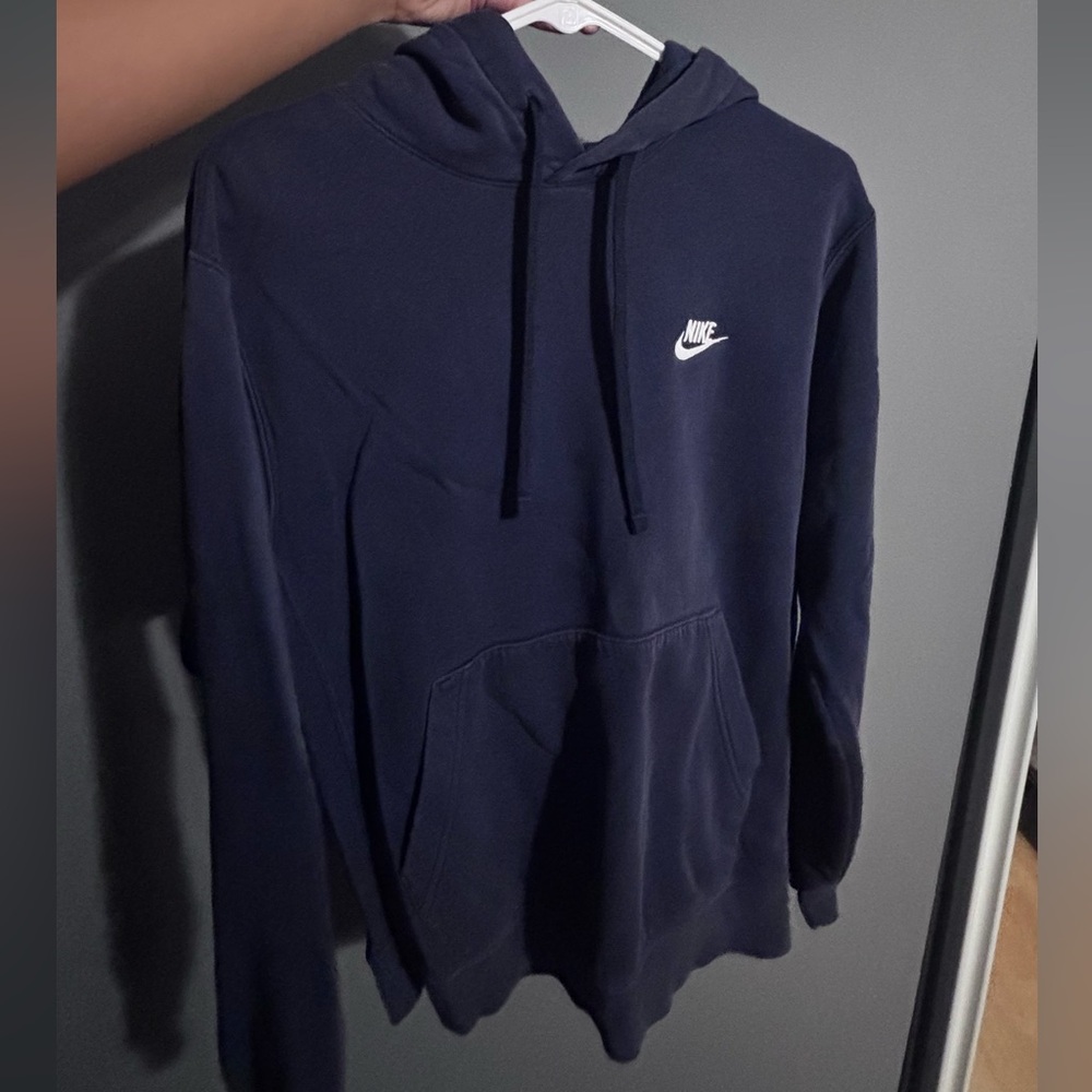 Nike Men's Dark Blue Hoodie